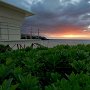 Lifeguard Stand Sunset