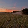 Sand dune sunset, Westport, MA
